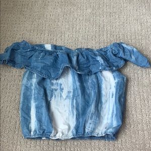 Off The Shoulder Crop Top